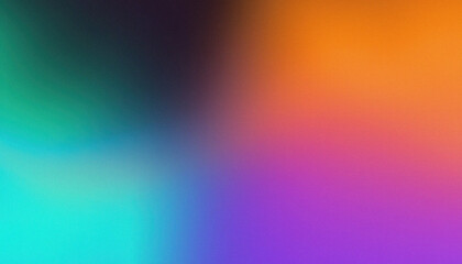 Fototapeta premium Vibrant Multicolor Blue Gradient Smooth Grainy Seamless Background with Neon Color Flow and Grainy Texture Effect, for Advertising,and Branding, graphic design, web design, social media, Modern design