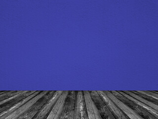 Empty room solid violet color plaster interior wall and floor.