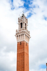 Fototapeta premium The Palazzo Pubblico, town hall is a palace in Siena, Italy