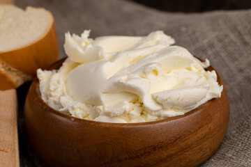 fresh soft cheese for cooking different types of food