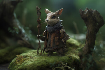 Obraz premium squirrel on a branch