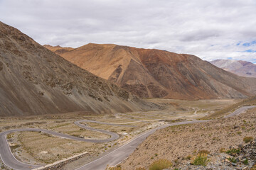 Thato La mountain pass, This is the pass on the way from Pangong lake to Moriri Lake, Ladakh, India