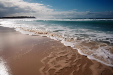 Fototapeta na wymiar ocean with beach