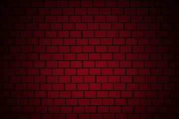 Fototapeta na wymiar red brick wall background 