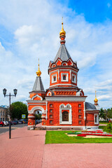 Fototapeta na wymiar St. Alexander Nevsky Chapel, Yaroslavl