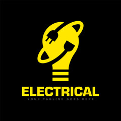 Electrical Logo Design Illustration