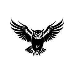 Eagle illustration isolated vector sign symbol, vector art, isolated on white background.