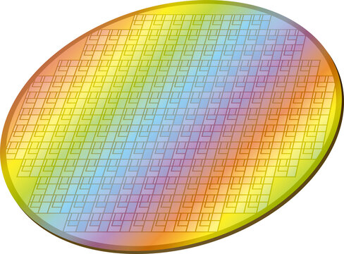 半導体のウエハーのイメージ