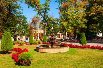 Kurortny Boulevard park in Kislovodsk, Russia