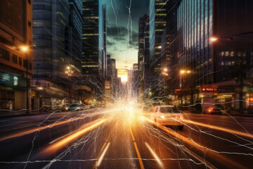 Fototapeta premium The Rise of 5G Networks