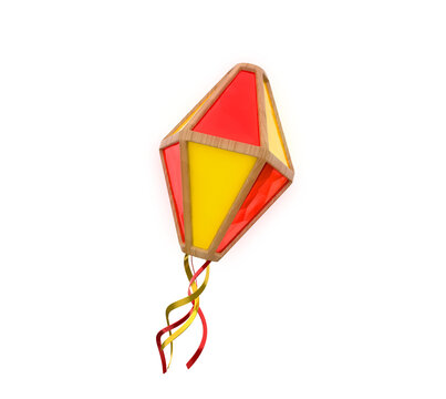 balloon 3d render festa junina