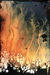 Captivating Abstract Chemigram Background Unleash Creativity in the Magic of Artistic Serendipity