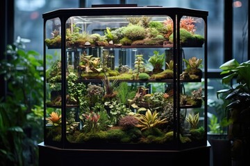 Enclosure Terrarium, miniature ecosystem