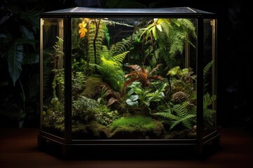 Enclosure Terrarium, miniature ecosystem