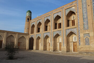 Khiva old town historic centre Ichan Qala (Itchan Kala), arabic architecture, Uzbekistan