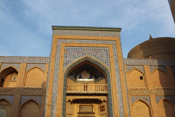 Khiva old town historic centre Ichan Qala (Itchan Kala), arabic architecture, Uzbekistan