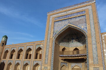 Khiva old town historic centre Ichan Qala (Itchan Kala), arabic architecture, Uzbekistan
