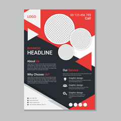 Corporate business flyer layout, Flyer cover design, Annual report, Corporate presentation, Digital marketing flyer, Business brochure template design with mockup