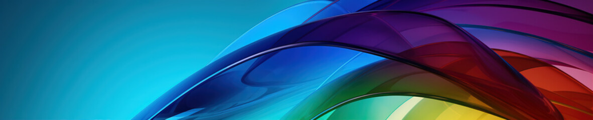 blue glass abstract background,created with generative ai tecnology.