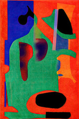 Abstract Avant-Garde Painting Composition Unleash Your Imagination with Mesmerizing Designs