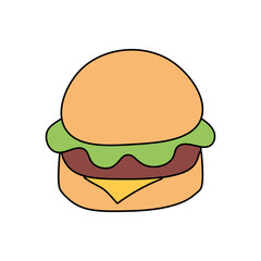 Doodle Food Illustration Set Collection