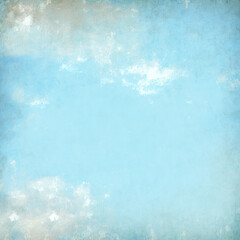 Obraz premium Blue grunge premium background, generative ai technology 