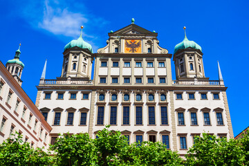 Augsburg Town Hall or Rathaus in Augsburg