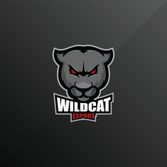 wildcat angry logo gaming esport design