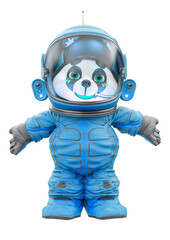 teddy bear astronaut cartoon want a hug