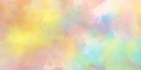 Abstract bright multicolor Fantastic light blue glitter watercolor background with watercolor stains, Abstract colorful and grunge watercolor texture background with watercolor splashes.	