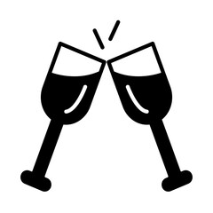 Solid CELEBRATE design vector icon design vector line icon svg