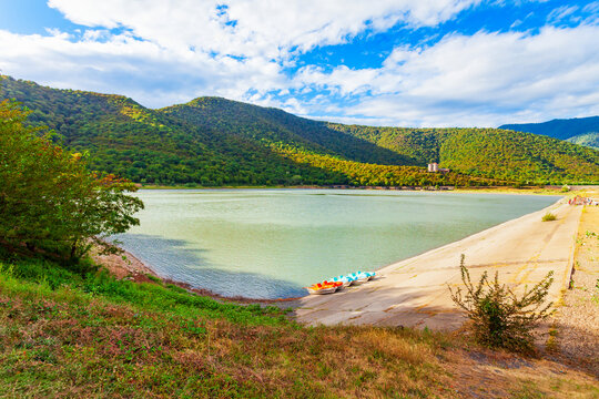 Beauty lake in Kakheti region, Georgia