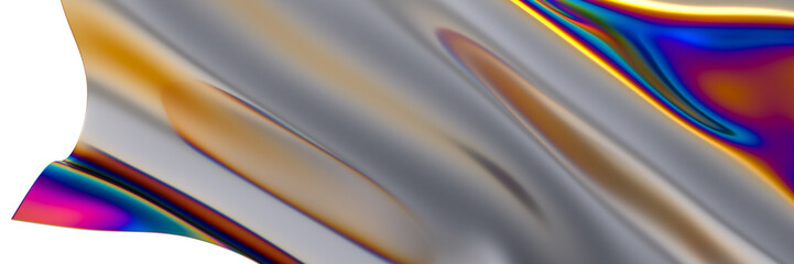 Radiant Holographic Hues: A Dazzling Journey through a 3D Holographic Universe