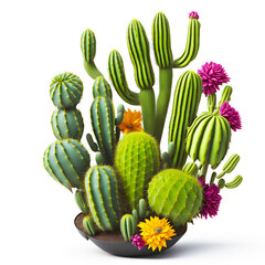 Cactus plants art. Generative Ai