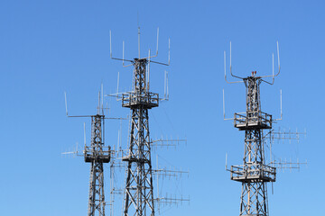 Telecommunication towers for air traffic control and communication