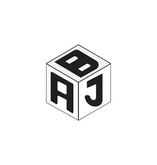 Obraz premium These vectors are cube letter design.