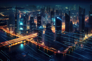 Fototapeta na wymiar Smart Cities