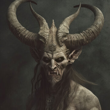 A horned demon