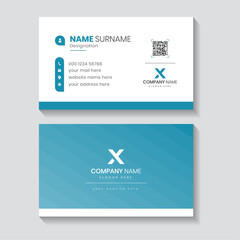 Naklejka premium Professional, elegant, modern creative, clean business card, visiting card and corporate card template