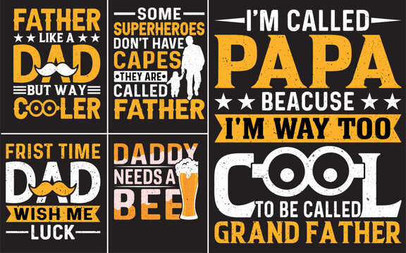 Fathers Day T-shirt Design Graphic