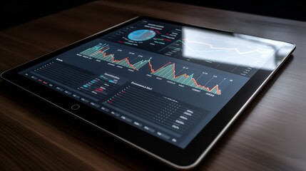 Graphs and Charts on a Touch Screen Tablet