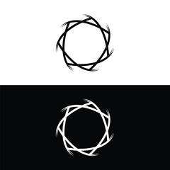 Obraz premium Circle vector logo template design