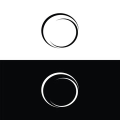 Circle vector logo template design