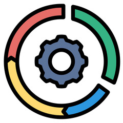 share filled outline style icon