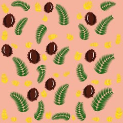 seamless pattern with butterflies