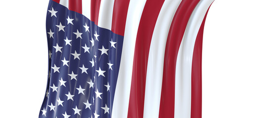 Obraz premium a close up picture of an american flag