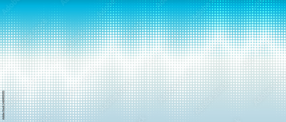Poster the abstract halftone background consists of different dots