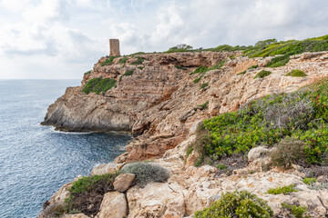 Torre de Cala Figuera auf Mallorca, Spanien
