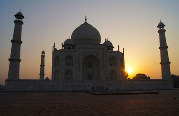 Sunrise at the Taj Mahal, Agra