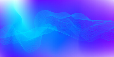 Abstract wave on gradient color background. vector eps.10